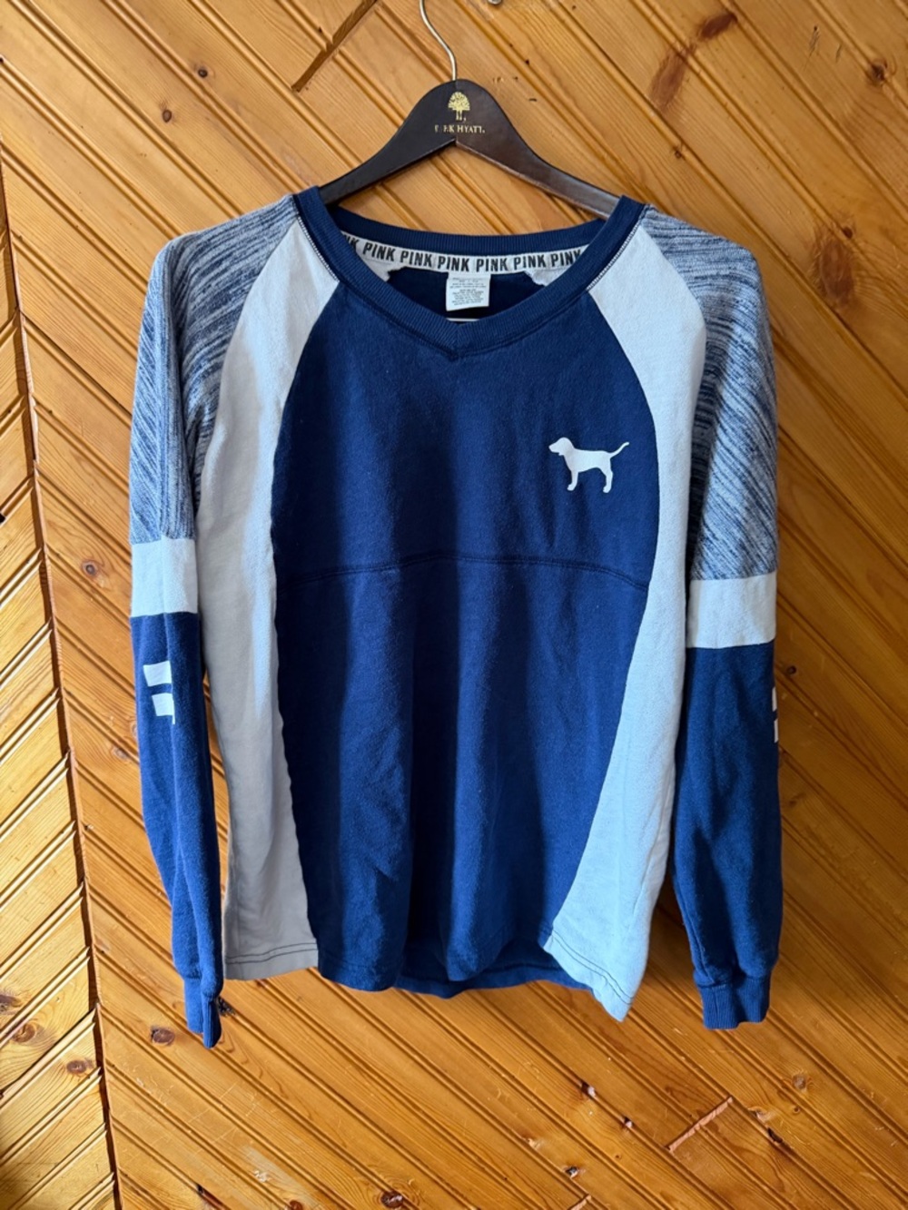 PINK Y2K longsleeve LOOSE XS